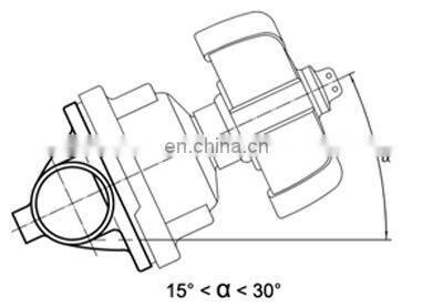 PneumaticTank Bottom Diaphragm Valve Tank Outlet Valve With Plastic or SS Actuator