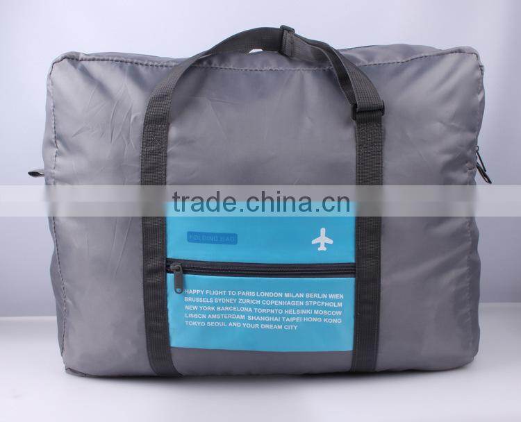 Waterproof Foldable Super Lightweight Large Capacity Storage Luggage Bag for Travel Camping, Sports Gear or Gym, Can Attach on t