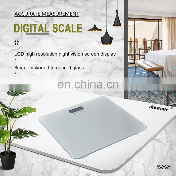 Honeyson hot digital body adult weighing scale for hotel