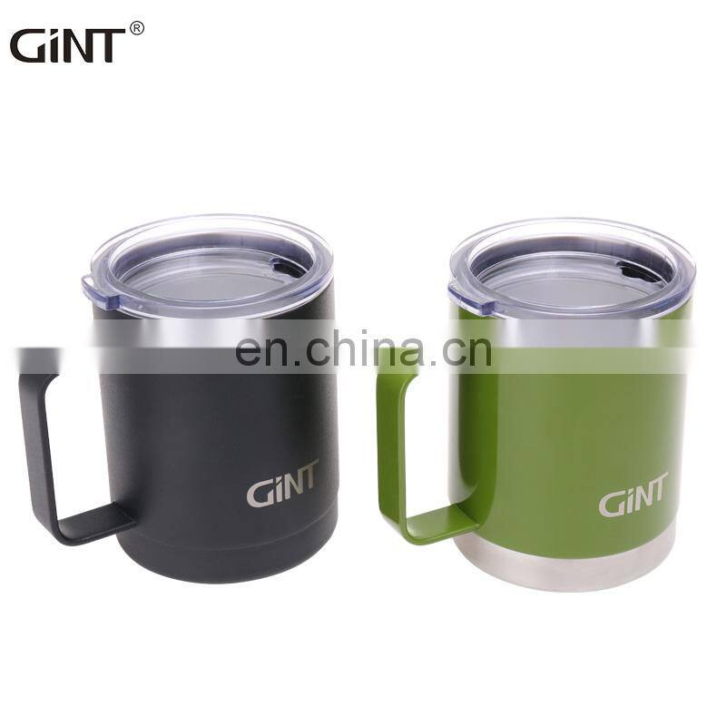 GiNT 12OZ 350ML Good Quality Eco Friendly Food Grade 304Stainless Steel Coffee Mug for Outdoor Camping