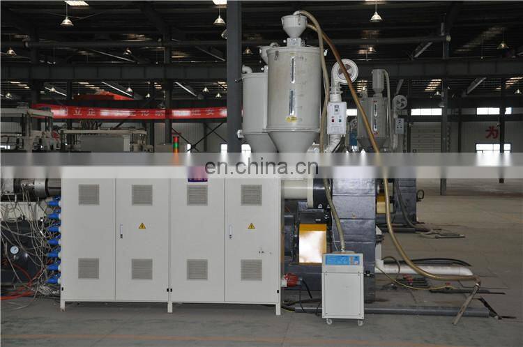plastic hdpe pe double wall corrugated pipe extruder machine