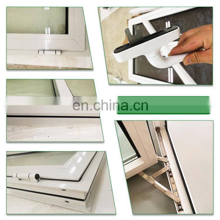 Cheap pvc aluminum glass bifold passive window door