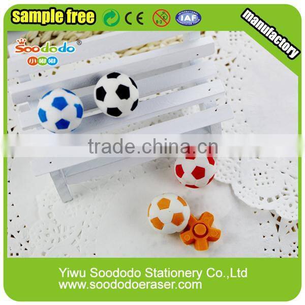 Mini Colorful Rubber Basketball Eraser