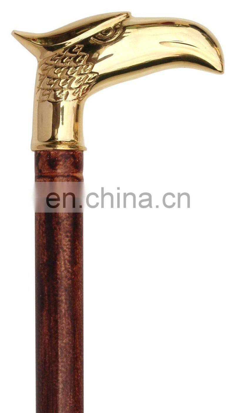 metal designer head cane