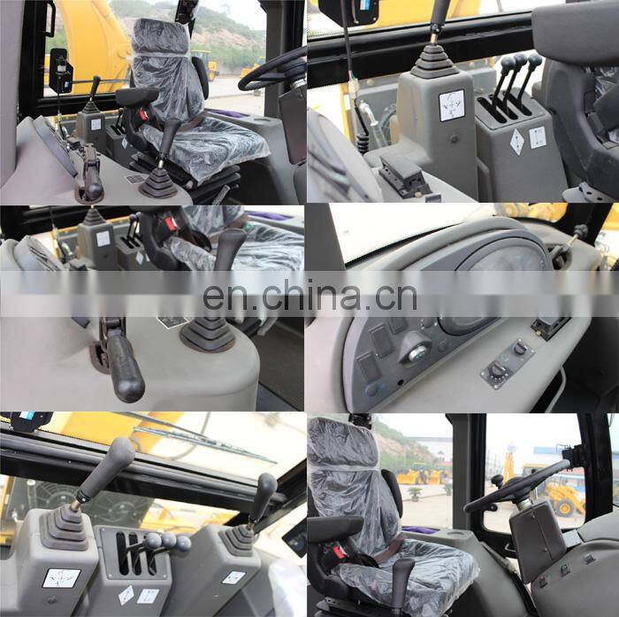 Good Performance Multifunction all terrain 388 4x4 backhoe excavator loader, powerful loader backhoe