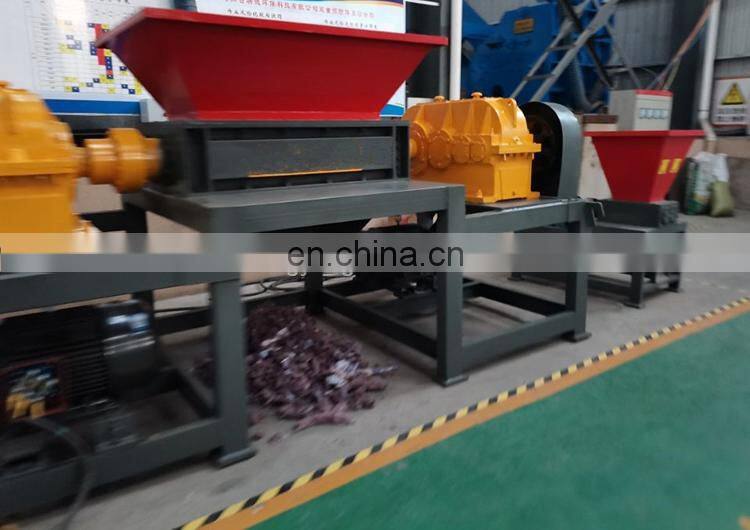Home Use Iron Scrap Steel Scrap Double Shaft Shredder Machine