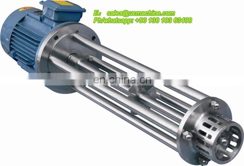 industry mixer homogenization and emulsification of fluid liquid mixer