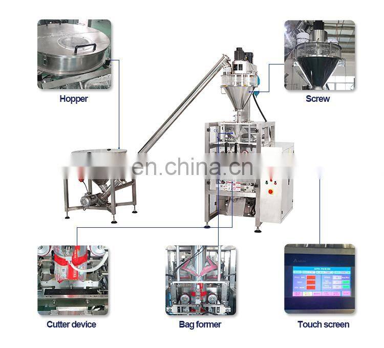 1kg 2kg 3kg Flour Packaging Machine Price for powder and other fine powders