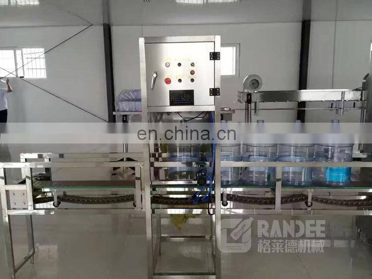 PLC control automatic 5 gallon water bottling machine 20 liter 5 gallon bucket water bottle filling machine