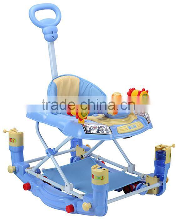 l Fashion Cartoon Rocking-horse Baby Walker With Push Bar BM1529P