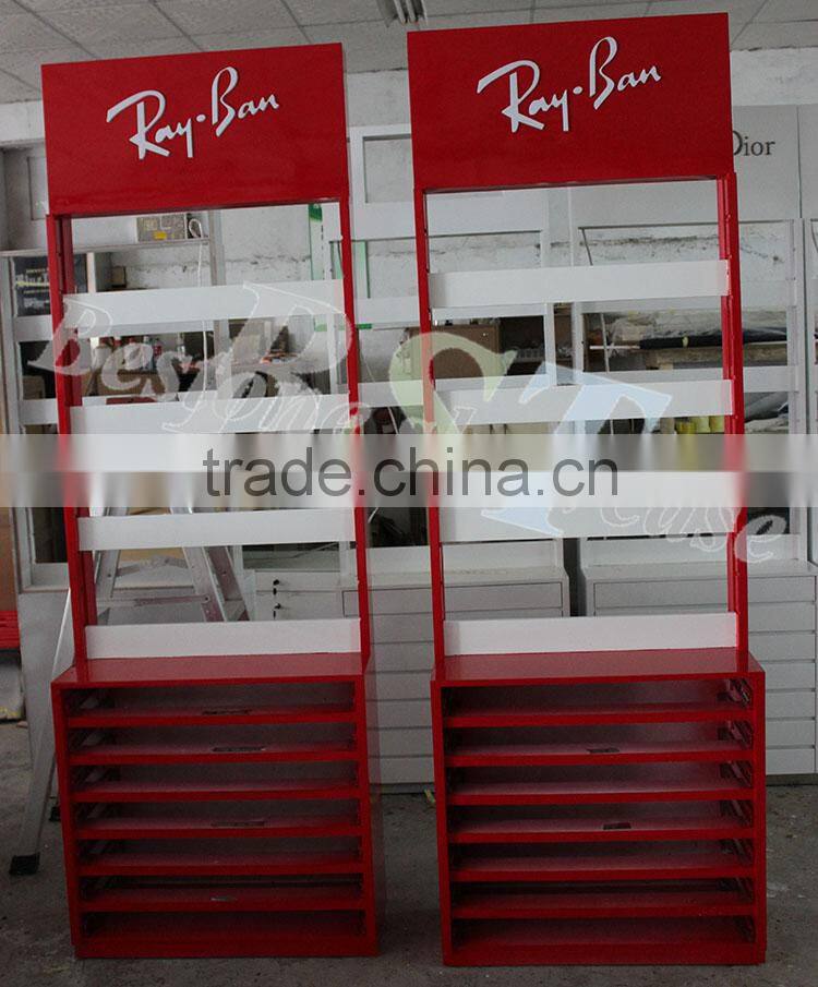 Stylish eyewear mall sunglass kiosk for optical store