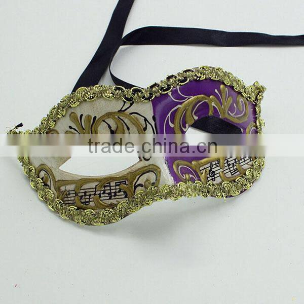 Supply fantastic adult men masquerade Mask cheap black party mask for sale different colors available