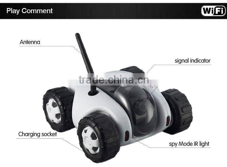 China Manufacture 4CH RC tank Wifi tank With Camera real-time video night vision Phone Control Toy