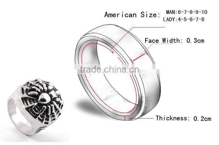 Hot new products for 2015 mens ring silver men ring model
