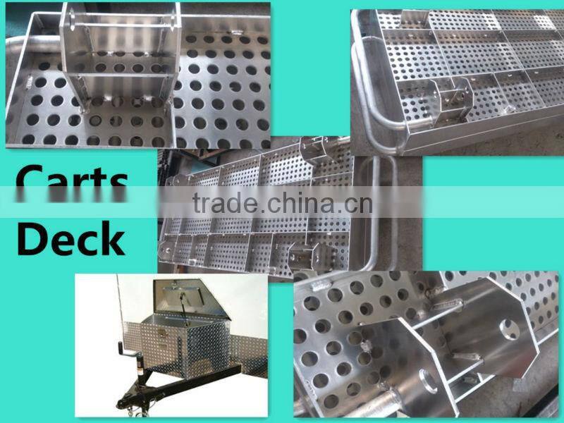 Aluminum trailer decking