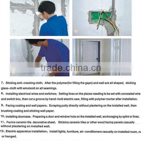 Small prefab houses Light weight compound fireproof thermal insulation foam