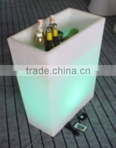 Rechageable LED Ice Bucket with remote control