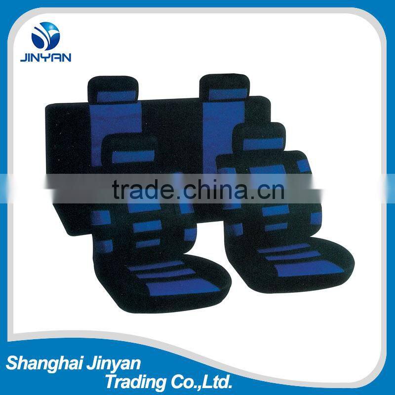 2015 new product full set mesh 100% polyester breathable sport car seat cover with embroider logo car accessories