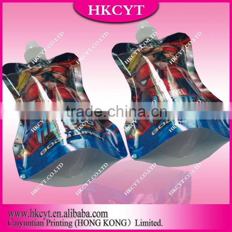 Stand Up Colorful pouch With Spout