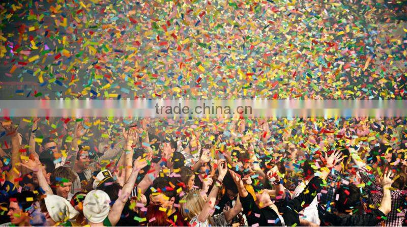 co2 gas confetti cannon paper machine Or N2 gas , powerful confetti cannon , big confetti cannon machine colorful confetti paper