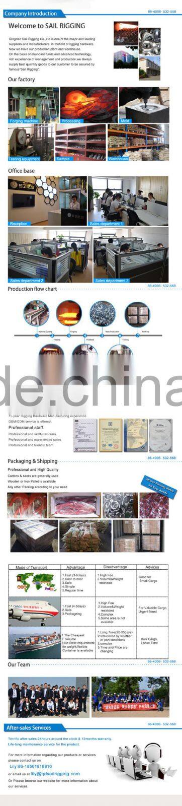 U.S. Type Standard G414 Heavy Duty Wire Rope Thimbles