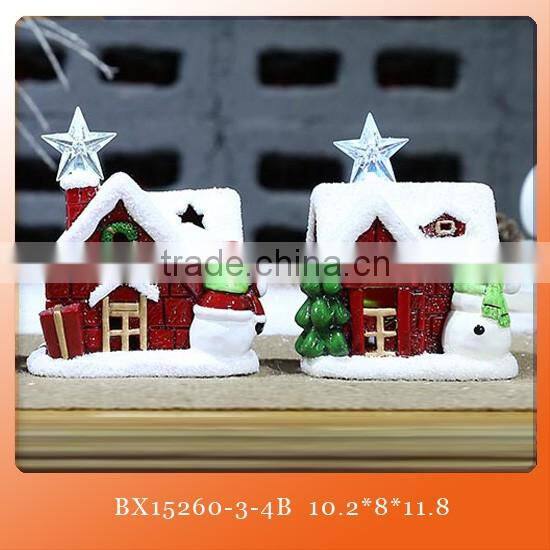 ceramic christmas red apple with santa claus decorative for sale