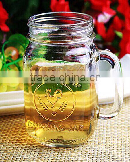 Tableware food container glass jar for candy