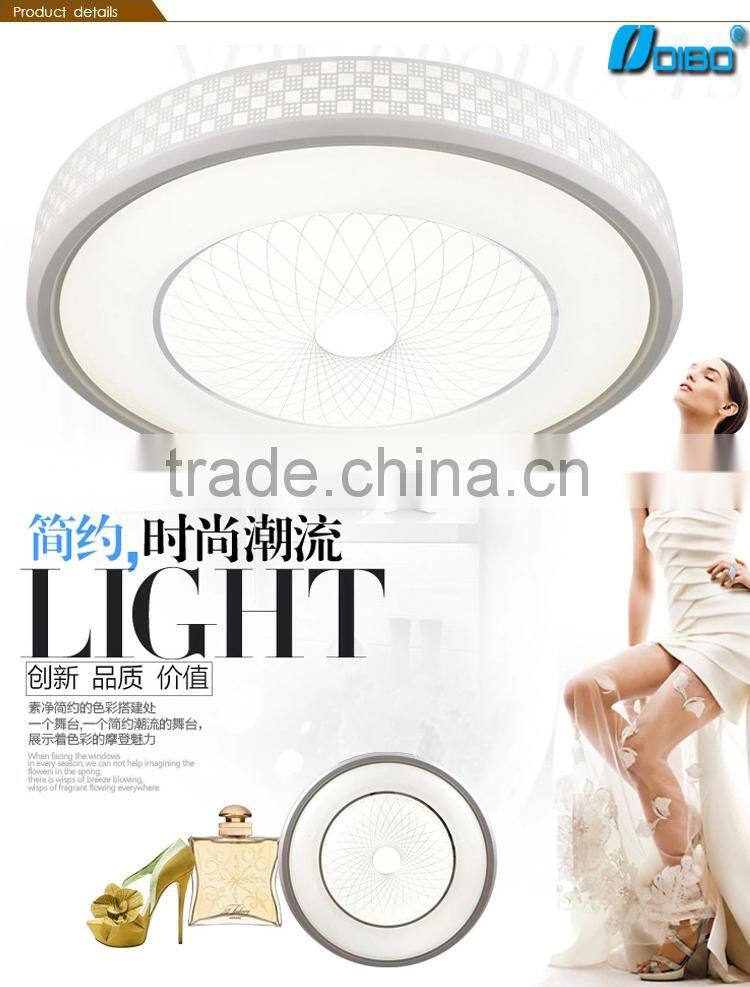 Easy installation China factory acrylic lampshade led light ceiling