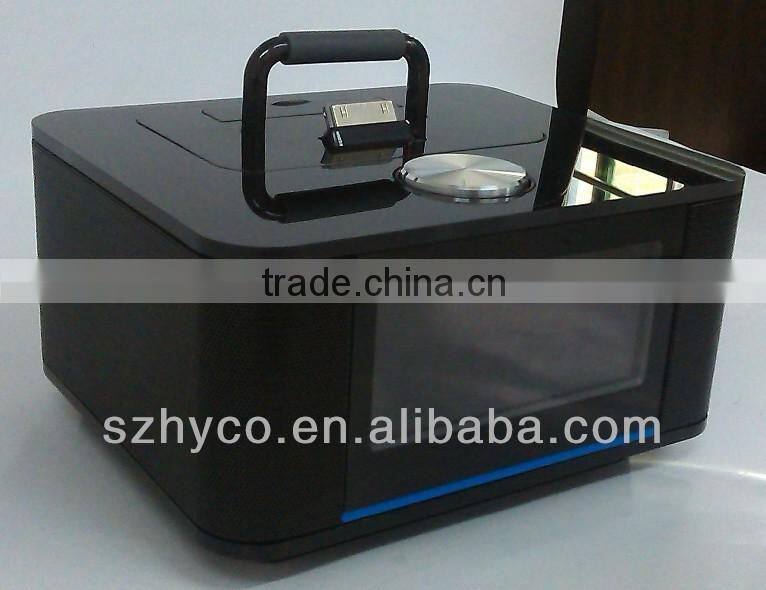 Docking speaker for Iphone with bluetooth touch panel