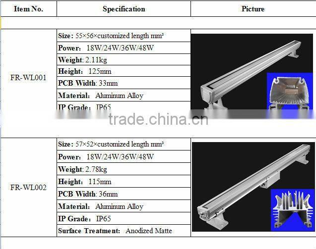 great heat dissipation performance led wall lamp shell for factory use