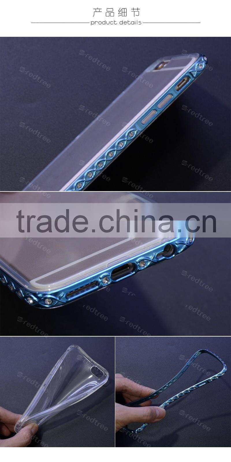 crystal glossy pc diamond smartphone case for samsung galaxy s3