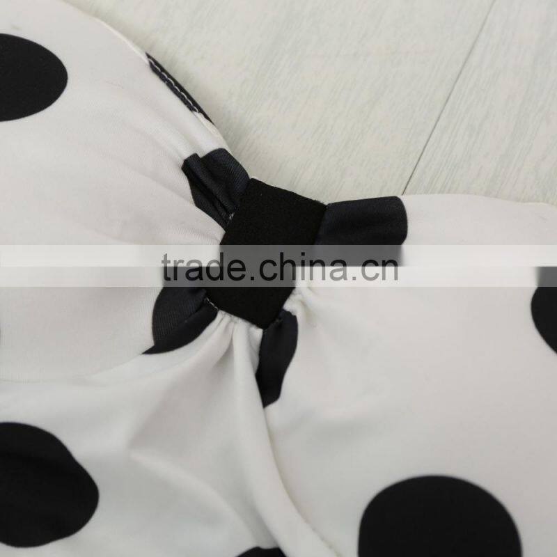 50s Vintage Dot One Piece Swimsuit Women