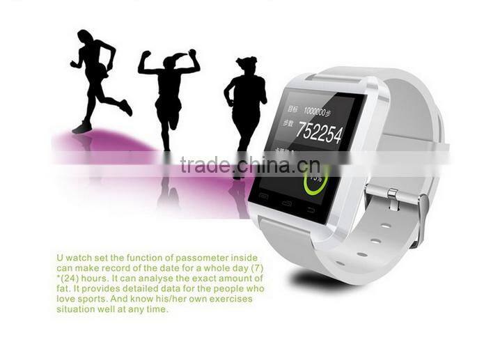 U8 smart watch with water proof multi language