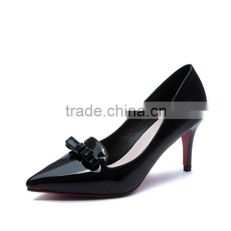 pointed toe italy design elegant high heel lady shoes