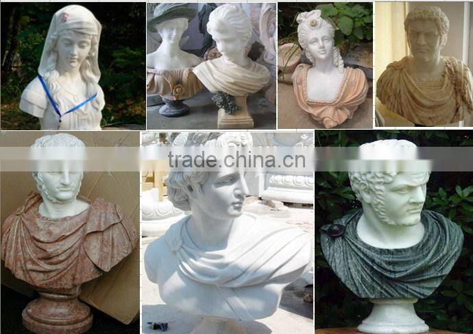 female marble bust sculpture
