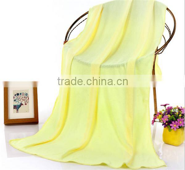 fashion cheap custom plain microfiber woven bath towels