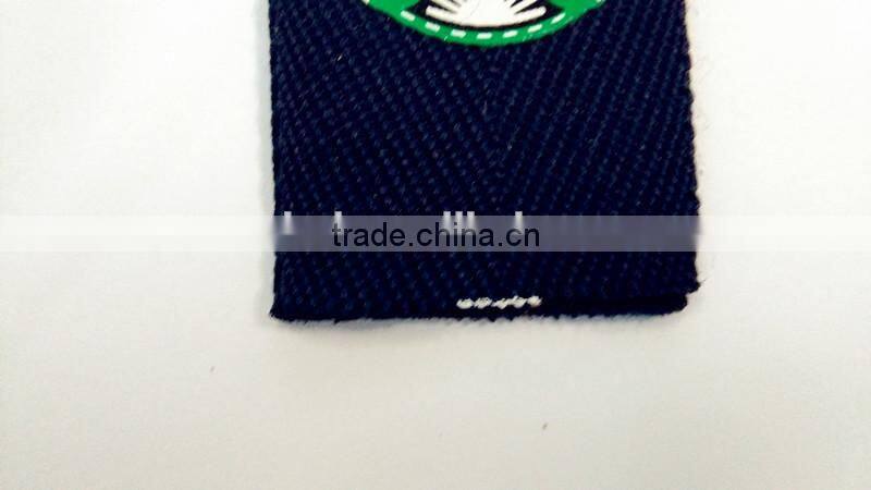 dongguan factory design & custom printing polyester label for clothing & shoes