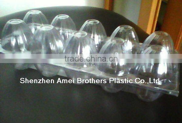 PET egg tray,PVC egg blister packing box,plastic egg container,8/9/10/12/15/18 cavities