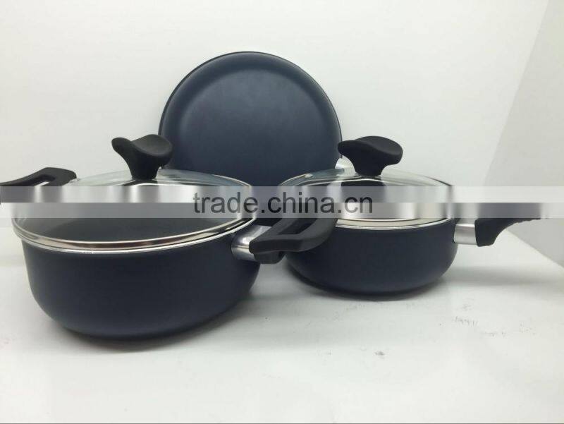 2016 New Aluminum Non stick 5Pcs Cookware Set/Non stick cookware