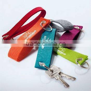 felt,polyester felt Material and felt keychains Type polyester felt keychain