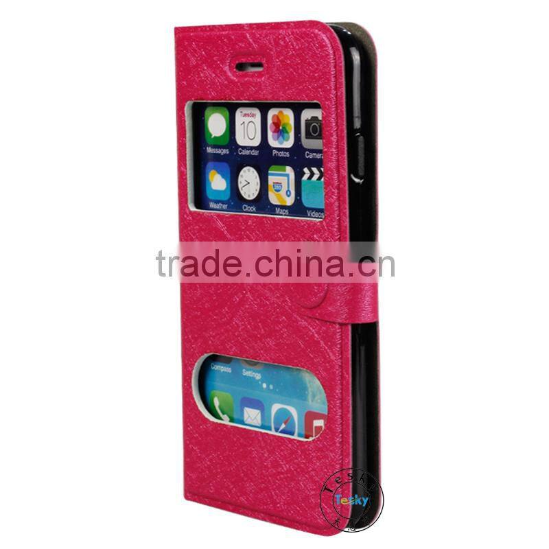 Wholesale - Fashion Wallet Leather Case Cover With Credit Card Holder For iphone 6
