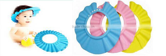 Hot Items Soft Adjustable Baby Kids Children Shampoo Bath Bathing Shower Cap Hat