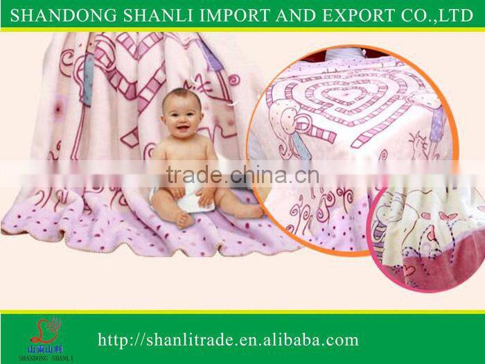 100%Polyester Raschel Blanket