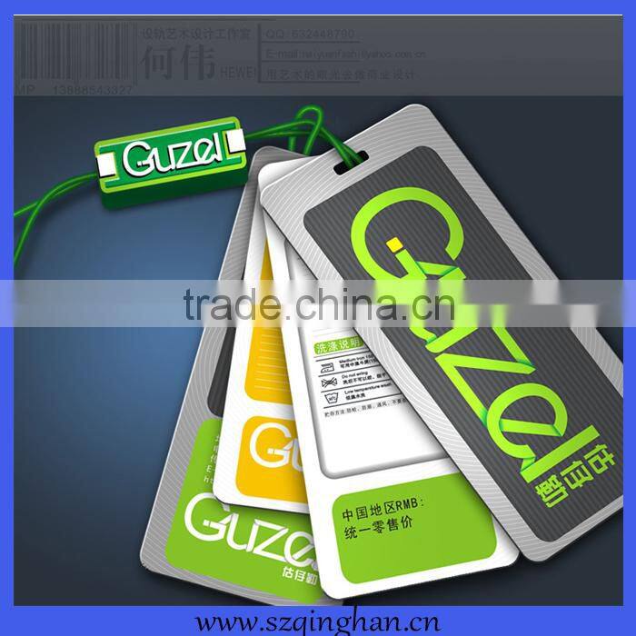 Customized Logo Paper Custom Printed Hang Tag for Garment Clothing