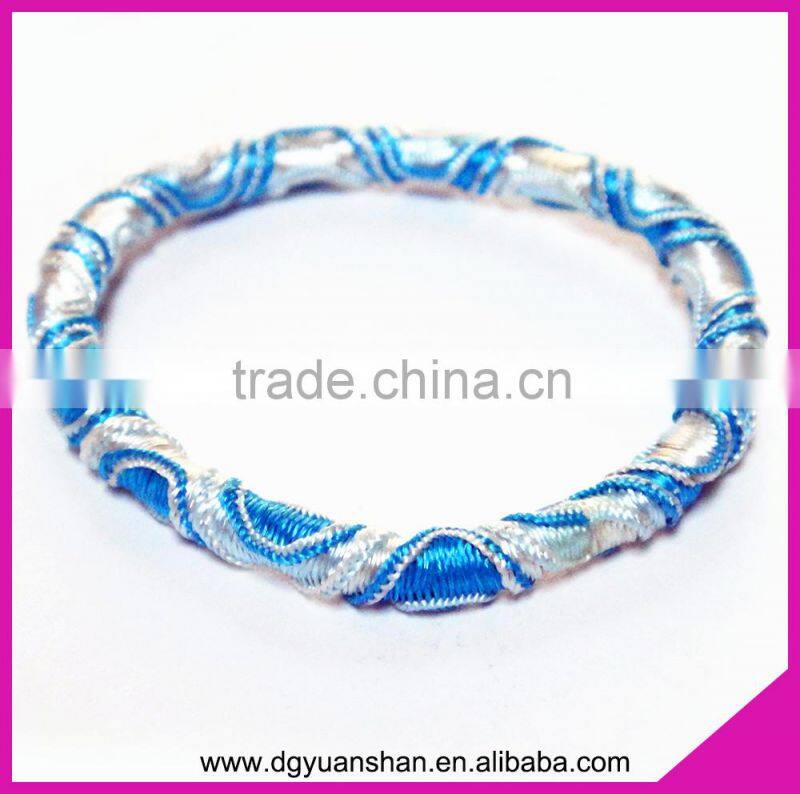 Hot sale twisted elastic hair band spiral hair tie