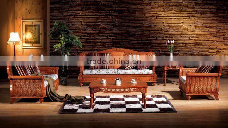 Fashionable Leisure Cane sofe table and chair set