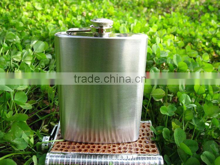 outdoor camping stainless steel hip flask