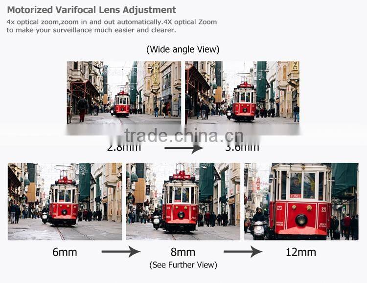 top 10 cctv camera factory china motorized zoom 2MP wifi wireless bullet camera