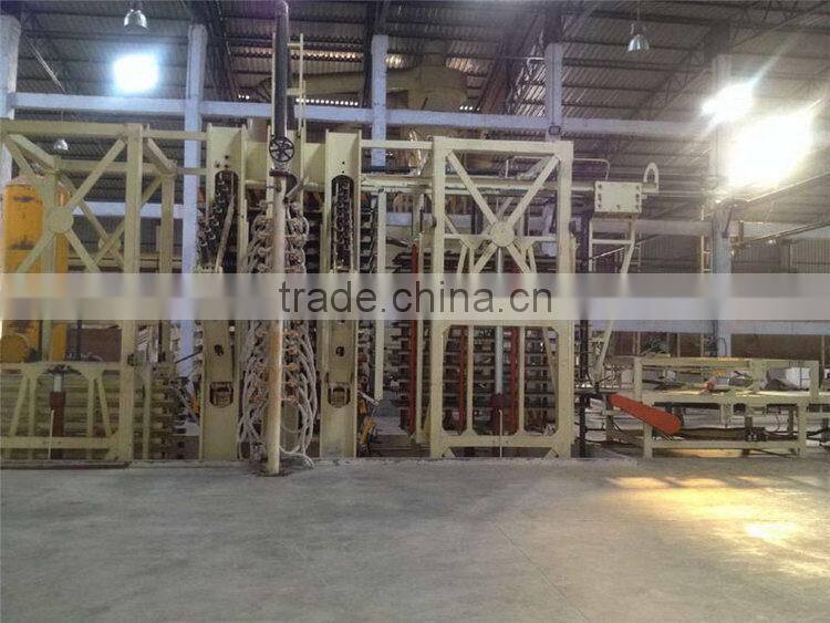 Cost price Super Quality hot press machine for face chipboard