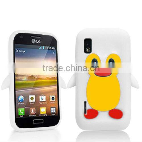 PENGUIN SILICONE SKIN MOBILE PHONE CASE COVER FOR LG OPTIMUS L5 E610